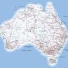 Mapa de carreteras en Australia - MapaCarreteras.org
