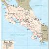 Mapa de carreteras en Costa Rica - MapaCarreteras.org