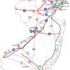 Mapa de carreteras en New Jersey - MapaCarreteras.org