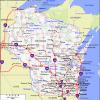 Plano de vías en Wisconsin - MapaCarreteras.org