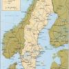 Mapa de carreteras de Suecia - MapaCarreteras.org