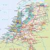 Mapa de carreteras de Holanda - MapaCarreteras.org