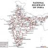 Mapa de carreteras de India - MapaCarreteras.org