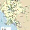 Mapa de calzadas de Myanmar - MapaCarreteras.org