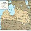 Mapa de vías de Letonia - MapaCarreteras.org