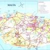 Mapa de carreteras de Malta - MapaCarreteras.org