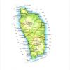 Mapa de carreteras de Dominica - MapaCarreteras.org