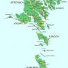 Mapa de caminos en Islas Feroe - MapaCarreteras.org