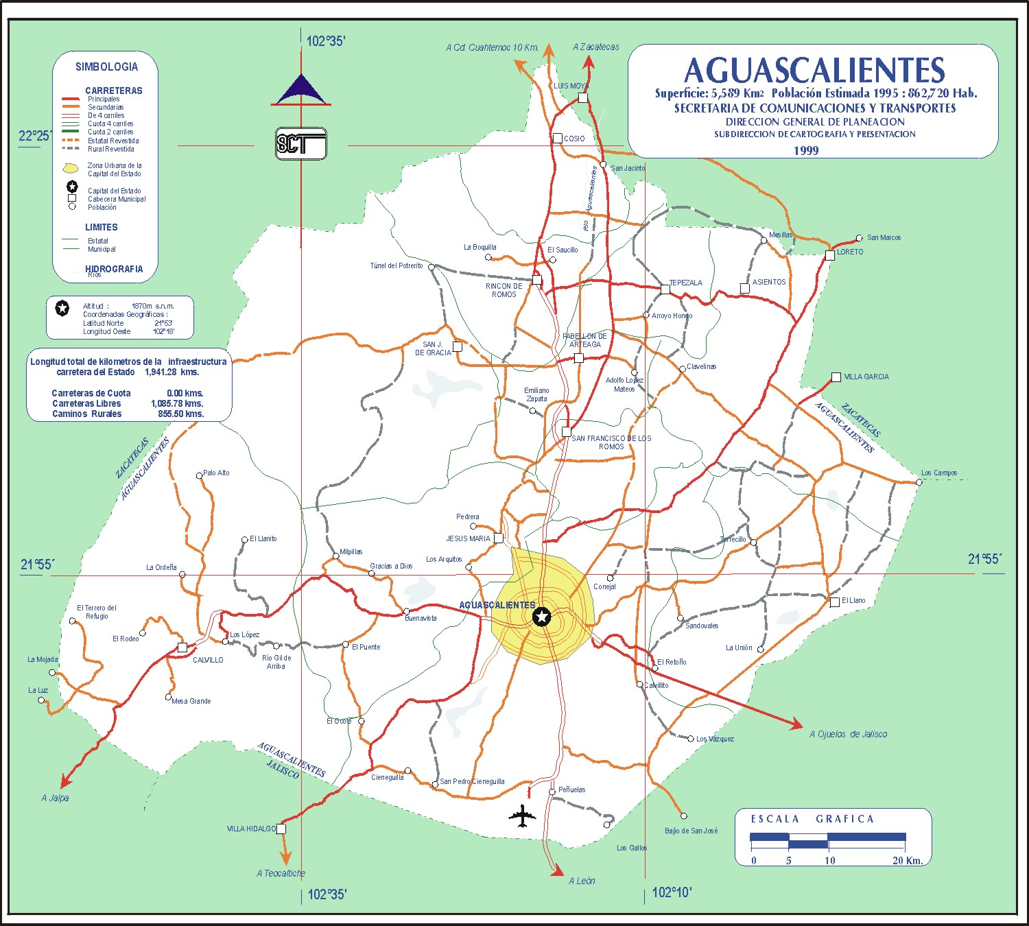 Mapa De Carreteras Mexico 2011