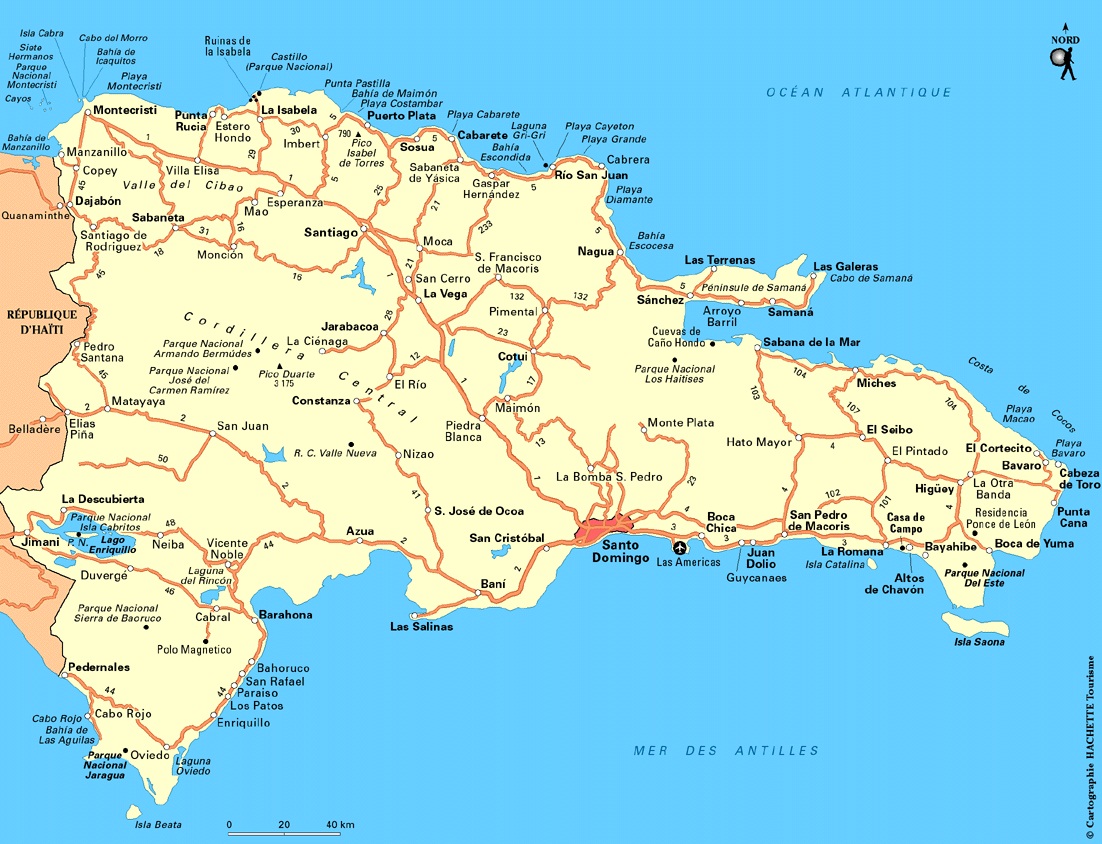 map republica dominicana