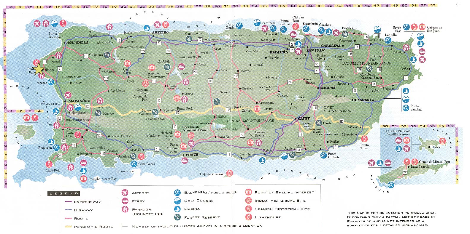 Desear Bot nico Conductor Mapa De Carreteras De Puerto Rico Satellite 