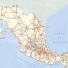 Mapa de carreteras de México - MapaCarreteras.org