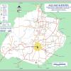 Mapa de carreteras en Aguascalientes