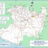Mapa de carreteras en Michoacan de Ocampo