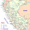 Mapa de carreteras de Perú - MapaCarreteras.org