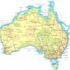 Mapa de carreteras en Australia - MapaCarreteras.org