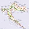 Mapa de carreteras en Croacia - MapaCarreteras.org