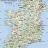 Mapa de carreteras de Irlanda - MapaCarreteras.org