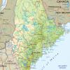 Mapa de carreteras de Maine - MapaCarreteras.org