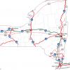 Mapa de carreteras de New York 