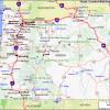 Mapa de caminos de Oregon - MapaCarreteras.org