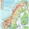 Mapa de carreteras en Noruega - MapaCarreteras.org