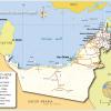 Mapa de carreteras de Emiratos Árabes Unidos