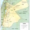 Mapa de carreteras de Jordania - MapaCarreteras.org