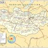 Mapa de carreteras en Mongolia - MapaCarreteras.org