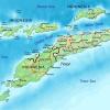 Plano de calzadas de Timor Oriental - MapaCarreteras.org