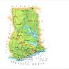 Mapa de carreteras en Ghana - MapaCarreteras.org