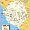 Mapa de carreteras de Sierra Leona - MapaCarreteras.org