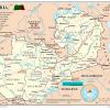 Mapa de carreteras en Zambia - MapaCarreteras.org
