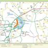 Mapa de carreteras en Distrito Federal de Brasil