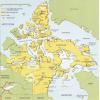 Plano de autovías en Nunavut - MapaCarreteras.org