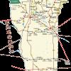 Plano de transporte en San Luis - MapaCarreteras.org