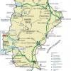 Plano de carreteras de Santa Cruz - MapaCarreteras.org