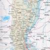 Plano de rutas de Santa Fe - MapaCarreteras.org