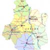 Mapa de carreteras de Centre - MapaCarreteras.org