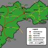 Mapa de caminos de Offaly - MapaCarreteras.org
