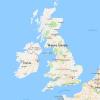 Map of roads in UK - MapaCarreteras.org