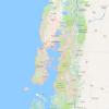 Mapa de carretera de Los Lagos, Chile