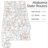 Mapa de carreteras de Alabama - MapaCarreteras.org