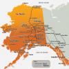 Mapa de carreteras de Alaska - MapaCarreteras.org