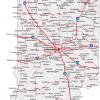 Mapa de carreteras en Indiana - MapaCarreteras.org
