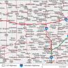 Mapa de carreteras de Kansas - MapaCarreteras.org