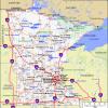 Mapa de carreteras de Minnesota - MapaCarreteras.org
