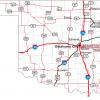 Guía de rutas de Oklahoma - MapaCarreteras.org