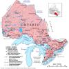 Plano de autopistas en Ontario - MapaCarreteras.org