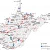Guía de carreteras de Virginia occidental - MapaCarreteras.org